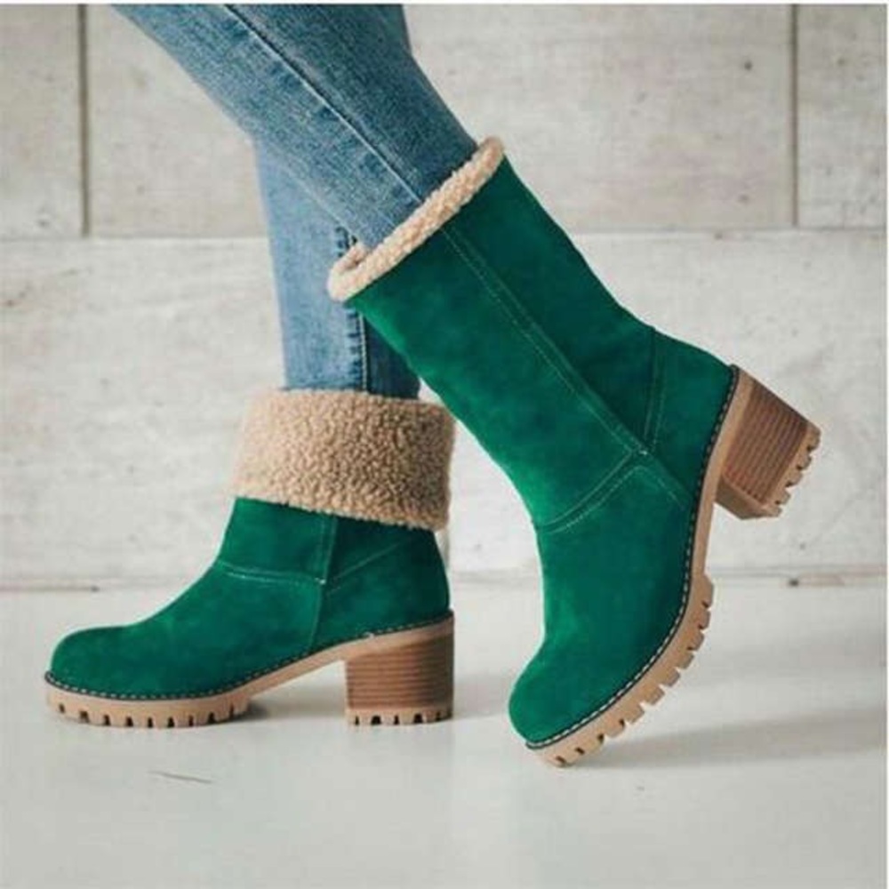 Winter plush warm women’s boots
